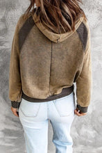 Load image into Gallery viewer, Casual Patchwork Long Sleeve Drawstring Hoodie
