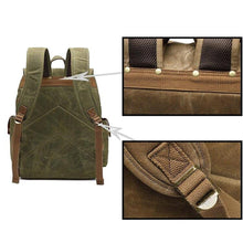 Load image into Gallery viewer, Adventurer Army Rucksack Backpack
