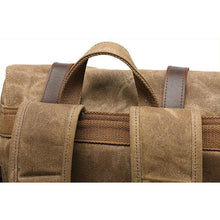 Load image into Gallery viewer, Adventurer Army Rucksack Backpack
