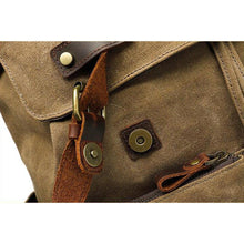 Load image into Gallery viewer, Adventurer Army Rucksack Backpack

