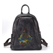 Load image into Gallery viewer, Elegant Womens Vintage Leather Backpack Bags Bookbag Purse for Women
