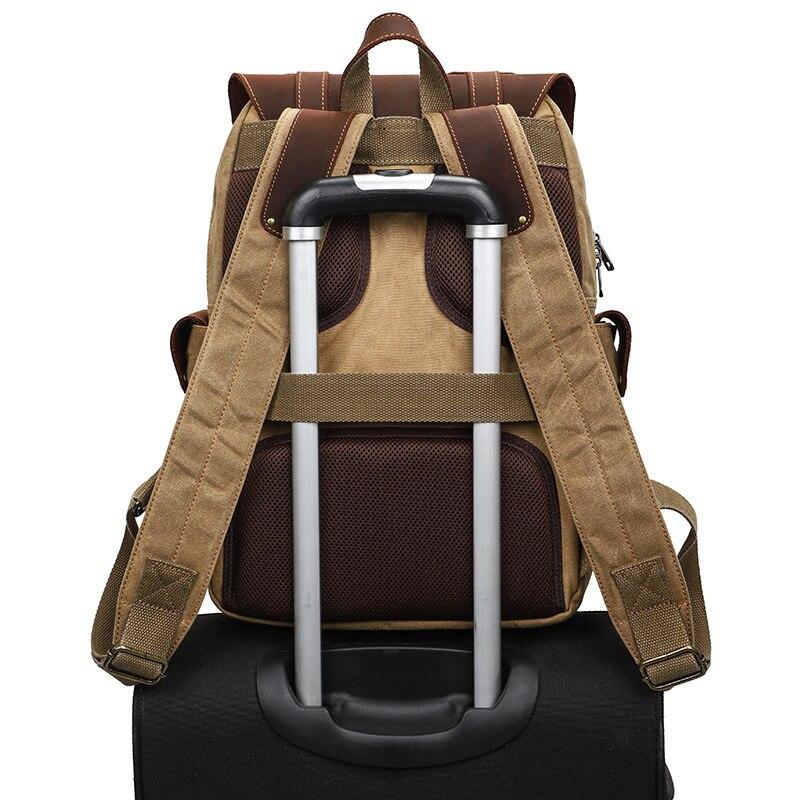 Classci Color Block Cavans Backpack