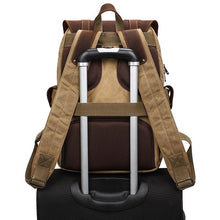 Load image into Gallery viewer, Classci Color Block Cavans Backpack
