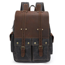 Load image into Gallery viewer, Classci Color Block Cavans Backpack
