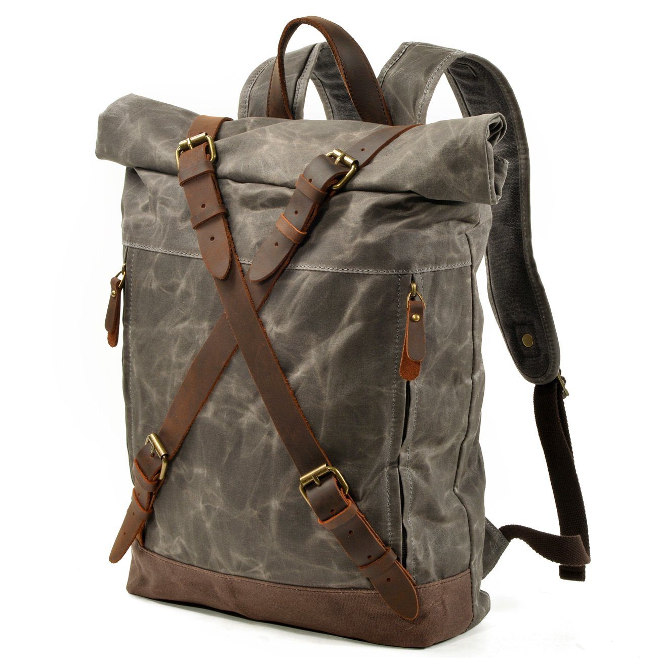 Canvas and Leather Backpack | OSLO