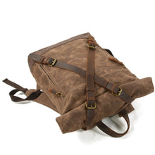 Load image into Gallery viewer, Canvas and Leather Backpack | OSLO
