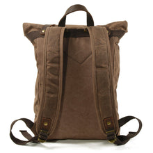 Load image into Gallery viewer, Canvas and Leather Backpack | OSLO
