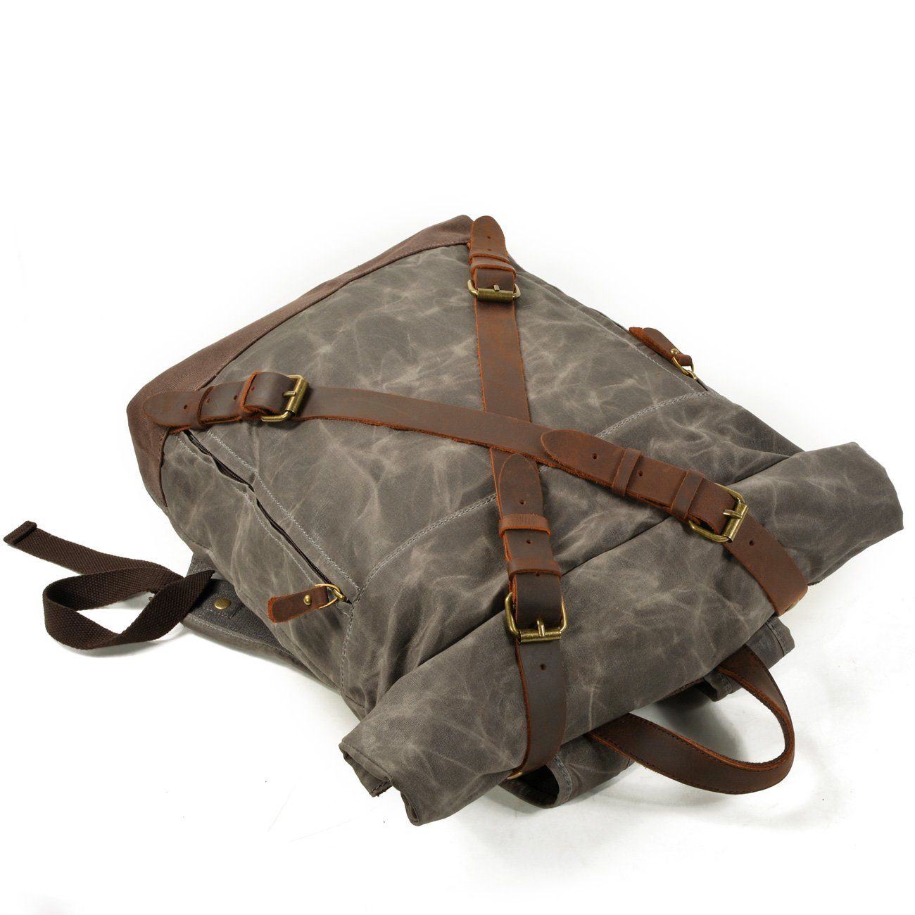 Canvas and Leather Backpack | OSLO