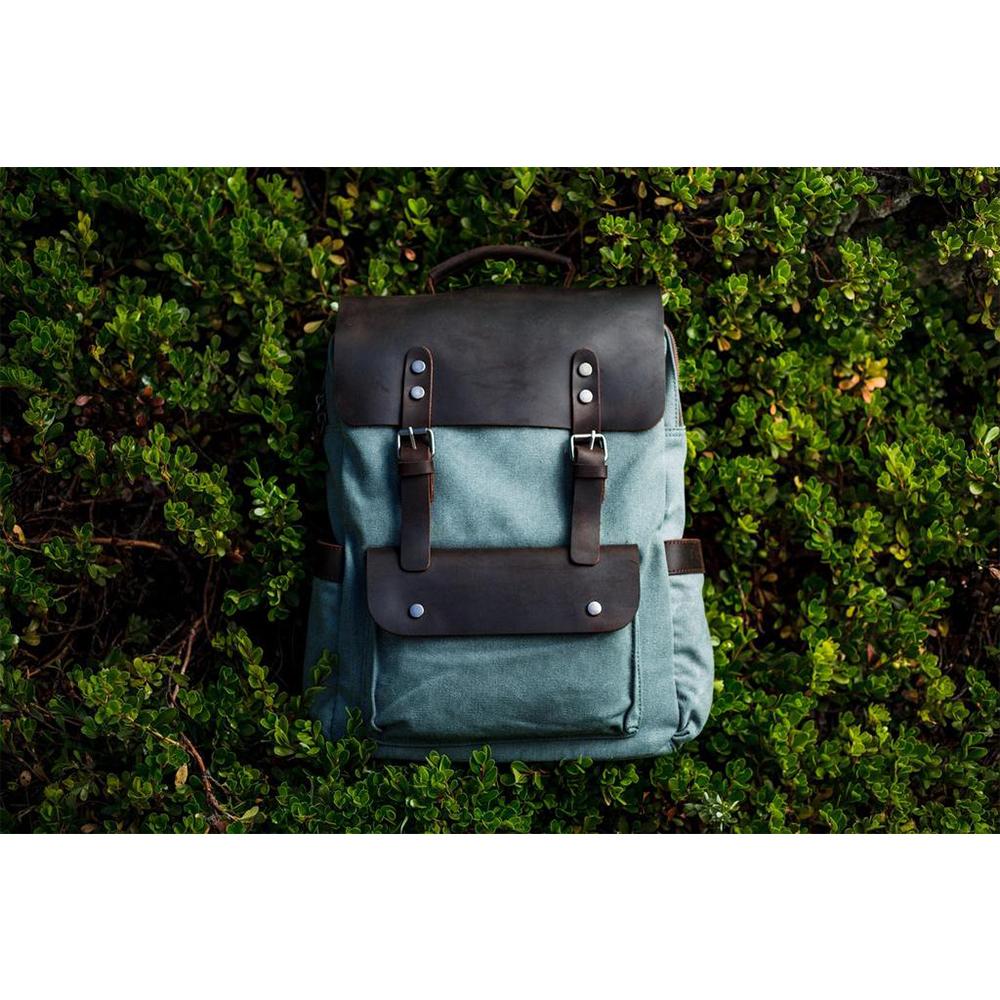 Helsinki Vintage Canvas Backpack