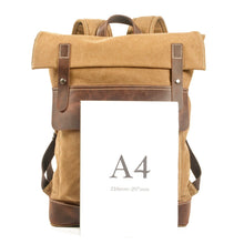 Load image into Gallery viewer, Classic Waxed Cotton Backpack
