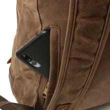Load image into Gallery viewer, Canvas and Leather Backpack | OSLO
