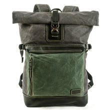 Load image into Gallery viewer, Simple College Bag Canvas Backpack
