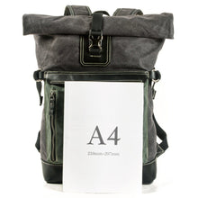 Load image into Gallery viewer, Simple College Bag Canvas Backpack
