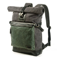Load image into Gallery viewer, Simple College Bag Canvas Backpack
