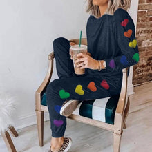 Load image into Gallery viewer, Full of Pride Heart Print Loungewear Set

