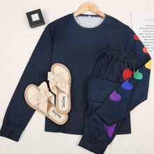 Load image into Gallery viewer, Full of Pride Heart Print Loungewear Set

