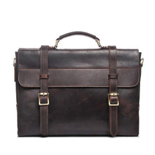 Load image into Gallery viewer, Michigan Full Grain Leather Briefcase Bag
