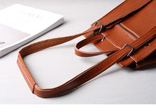 Load image into Gallery viewer, Classic Button Convertible Leather Backpack Bag School Purse for Women
