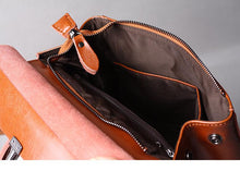 Load image into Gallery viewer, Classic Button Convertible Leather Backpack Bag School Purse for Women
