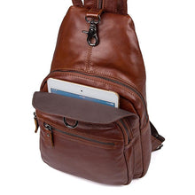 Load image into Gallery viewer, Brown Little School Backpack Sling Bag
