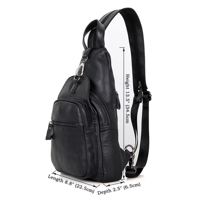 Black Little School Backpacks Sling Bag