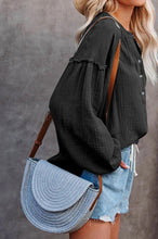 Load image into Gallery viewer, Black Long Sleeve Blouse
