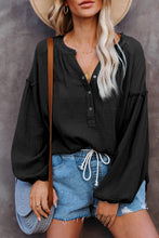 Load image into Gallery viewer, Black Long Sleeve Blouse
