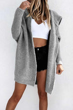 Load image into Gallery viewer, Grey Bat Hoodie Cardigan
