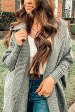 Load image into Gallery viewer, Grey Bat Hoodie Cardigan
