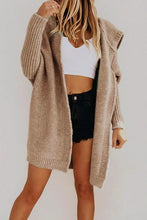 Load image into Gallery viewer, Brown Bat Hoodie Cardigan
