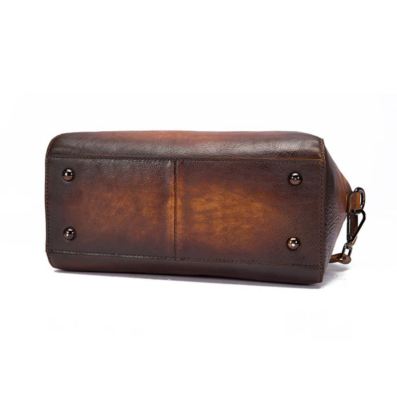 Brown Leather Vintage Handbag