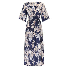 Load image into Gallery viewer, Navy Floral Pockets Maxi Dress
