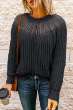 Load image into Gallery viewer, Beige Hollow Out Sweater
