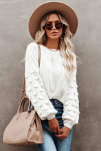 Load image into Gallery viewer, White Long Sleeve Sweater
