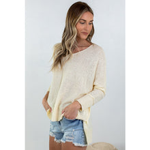 Load image into Gallery viewer, Simple V-neck Long Sweater
