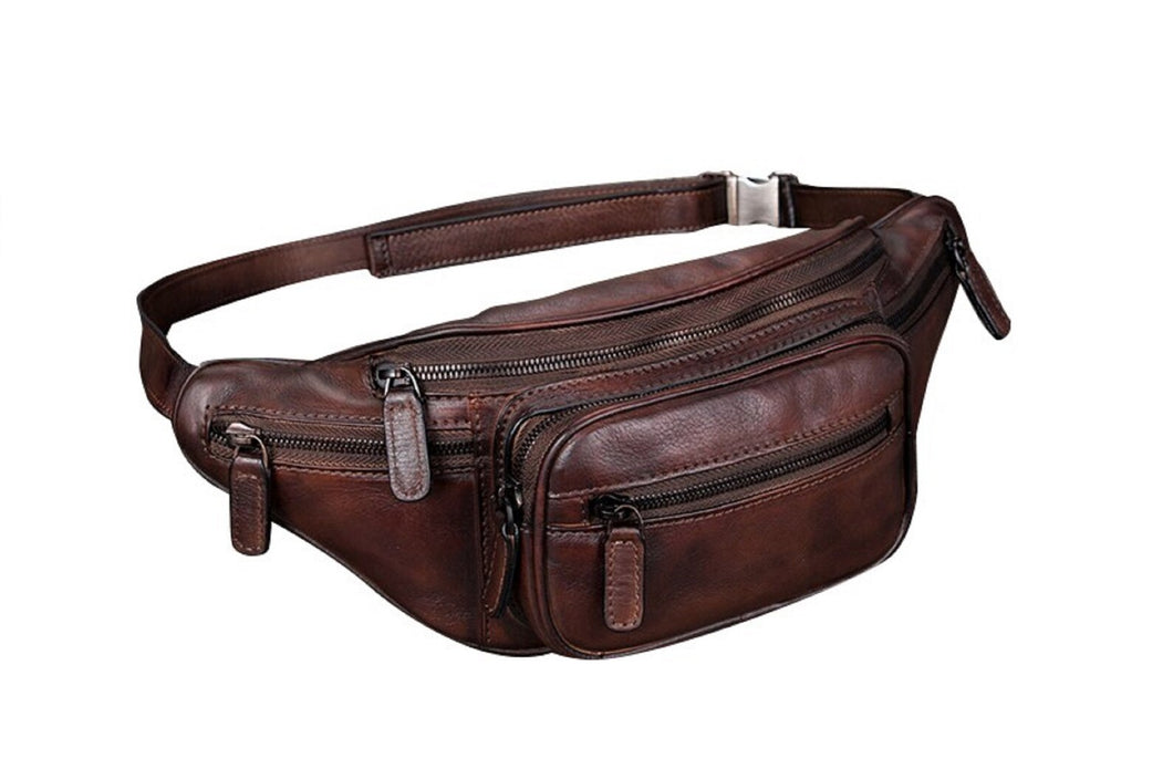 Leather Hip Belt Bag Sling Bag