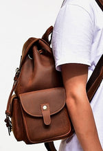 Load image into Gallery viewer, Leather Backpack for Women Men

