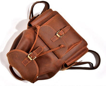 Load image into Gallery viewer, Leather Backpack for Women Men
