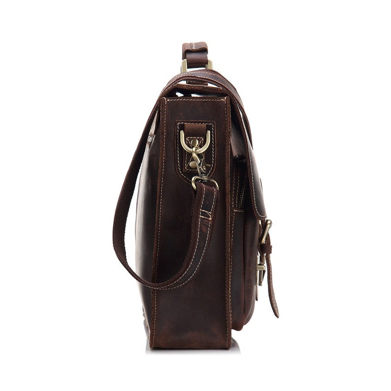 Leather Messenger Bag for Men