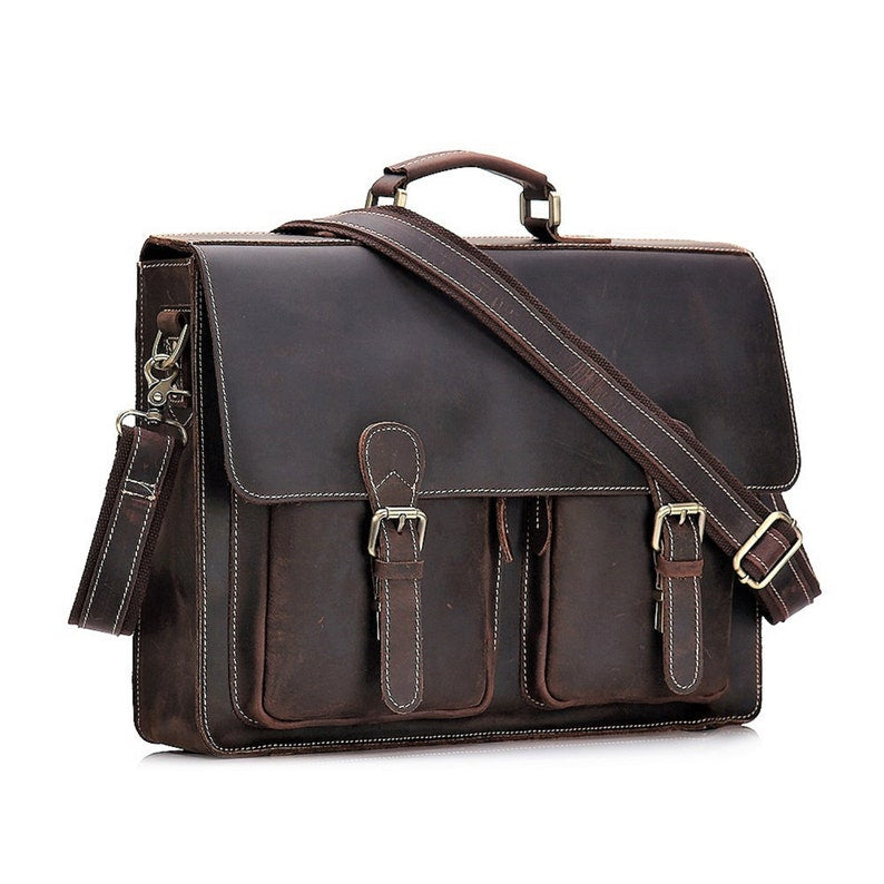 Leather Messenger Bag for Men