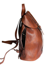 Load image into Gallery viewer, Brown Leather Backpack
