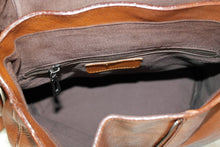 Load image into Gallery viewer, Brown Leather Backpack
