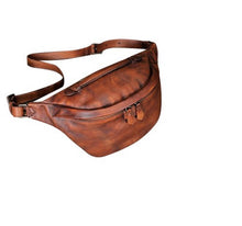 Load image into Gallery viewer, Leather Hip Zipper Bag
