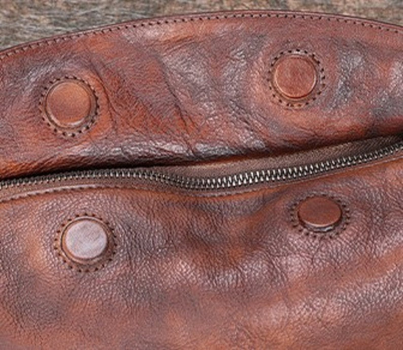 Leather Crossbody Sling Bag For Women