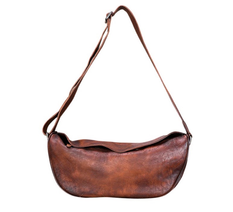 Leather Crossbody Sling Bag For Women