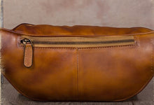 Load image into Gallery viewer, Leather Hip Belt Bag Sling Bag
