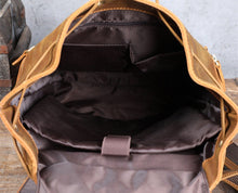 Load image into Gallery viewer, Handmade Full Grain Leather Backpack for Men
