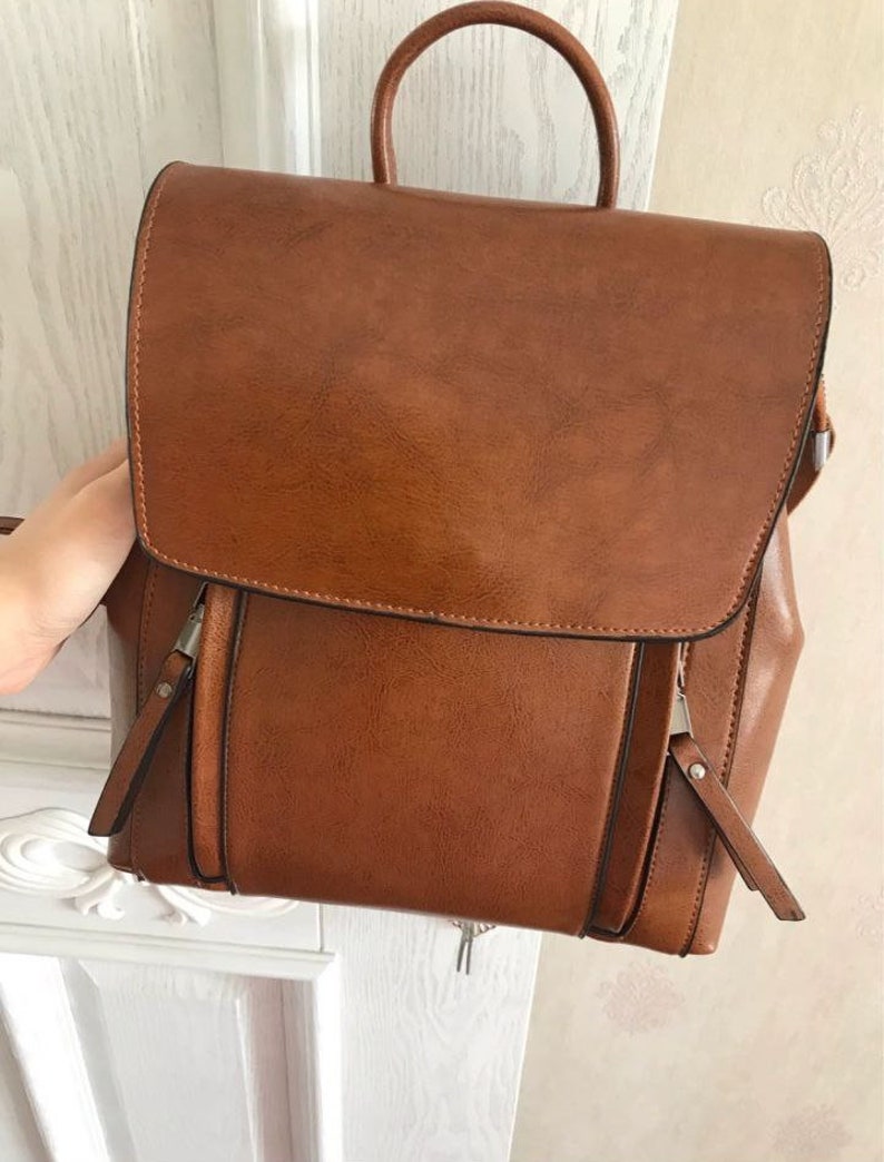 Handmade Resistance Genuine Leather Backpack Unisex