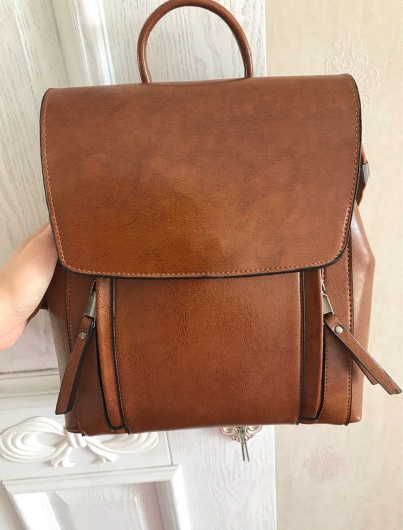 Handmade Resistance Genuine Leather Backpack Unisex