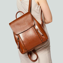Load image into Gallery viewer, Handmade Resistance Genuine Leather Backpack Unisex
